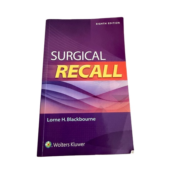Wolters Kluwer Other - Wolters Kluwer Surgical Recall 8th Edition Lorne Blackbourne  Paper Back